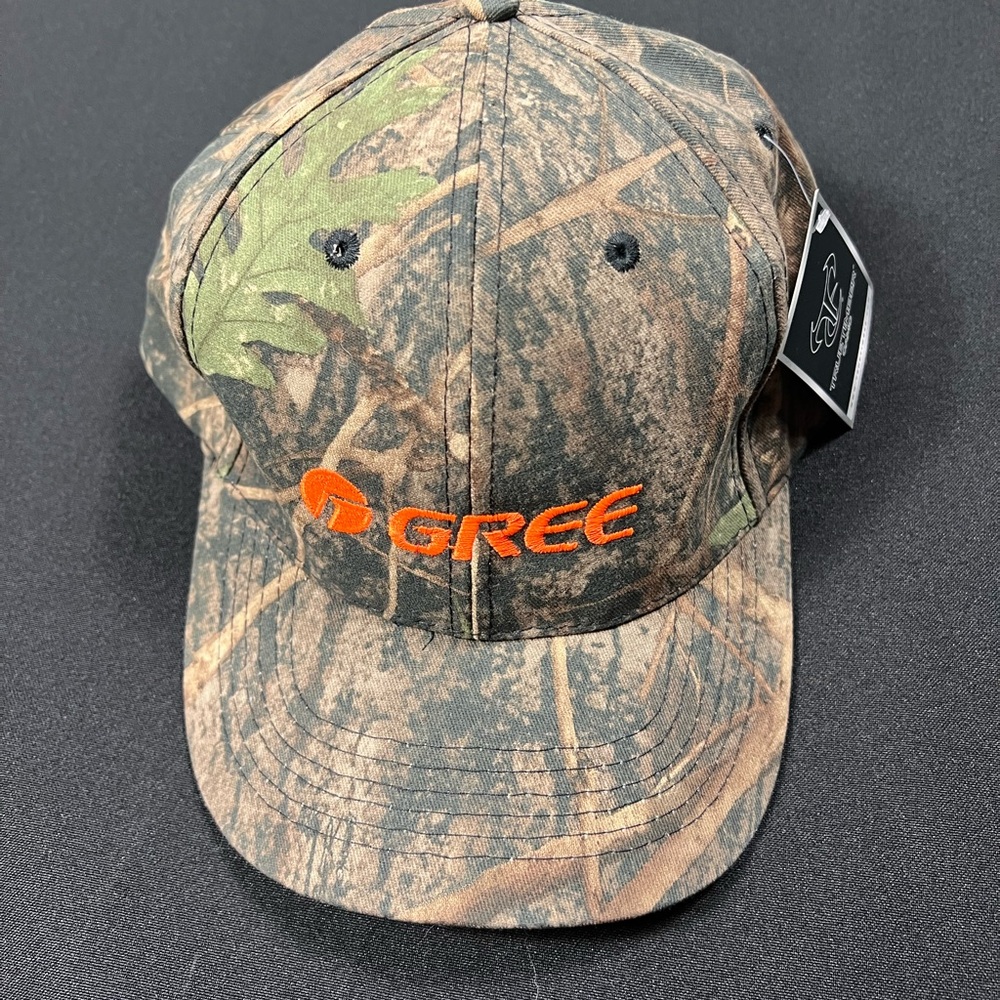 Gree Camouflage Baseball Cap - Orange Logo